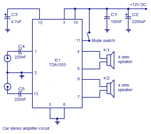 car-stereo-audio-amplifier-circuit