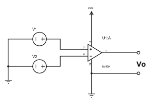 LM339 Voltage Comparator Circuit 