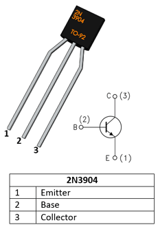2N3904 Transistor Pinout